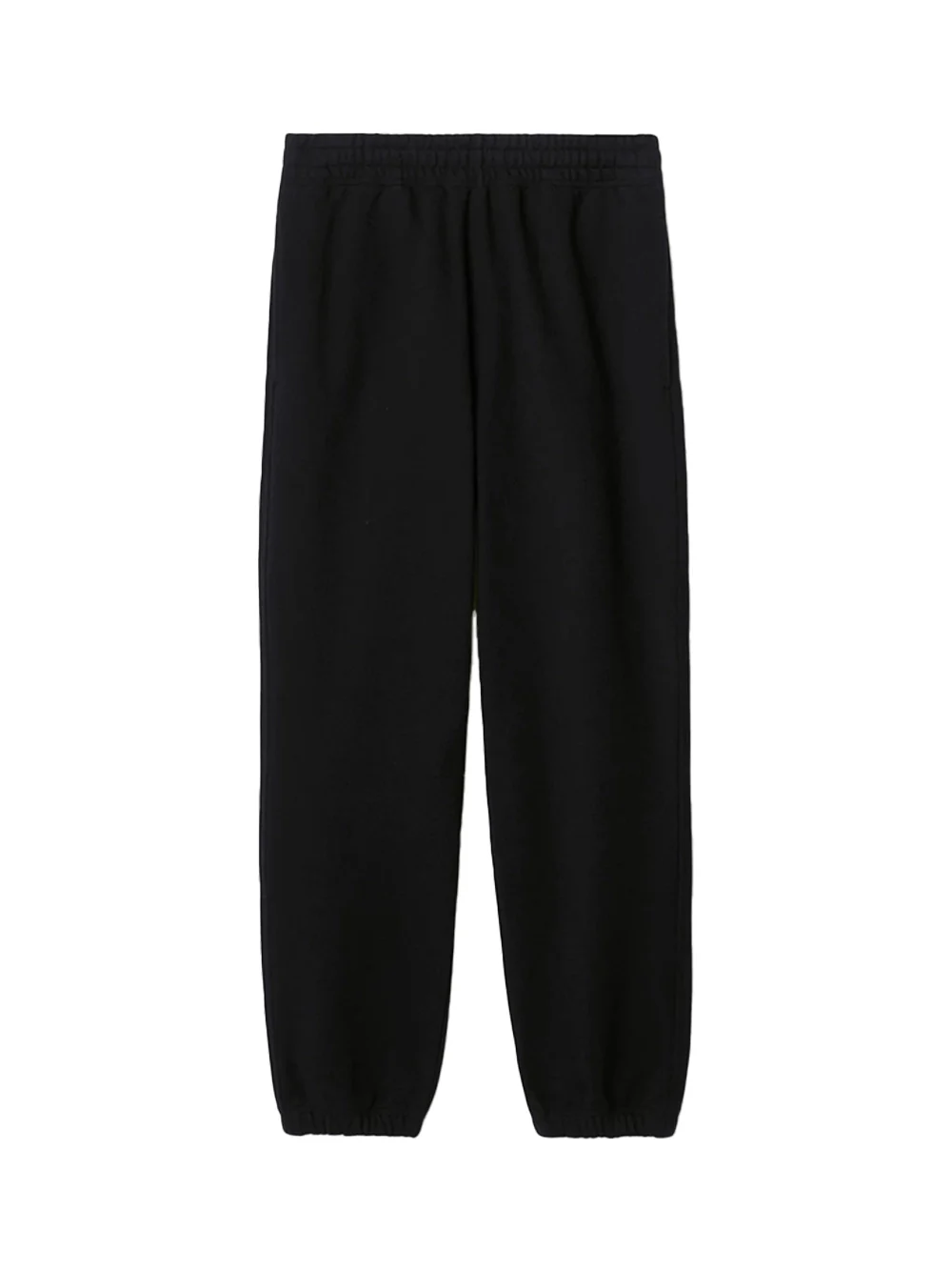 Burberry Men Check Label Pants Black