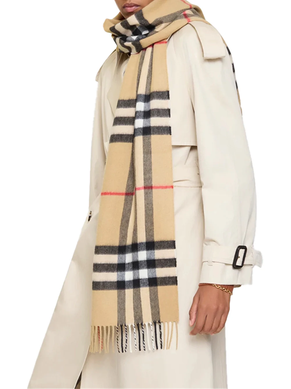 Burberry Women check scarf Archive beige - Image 5