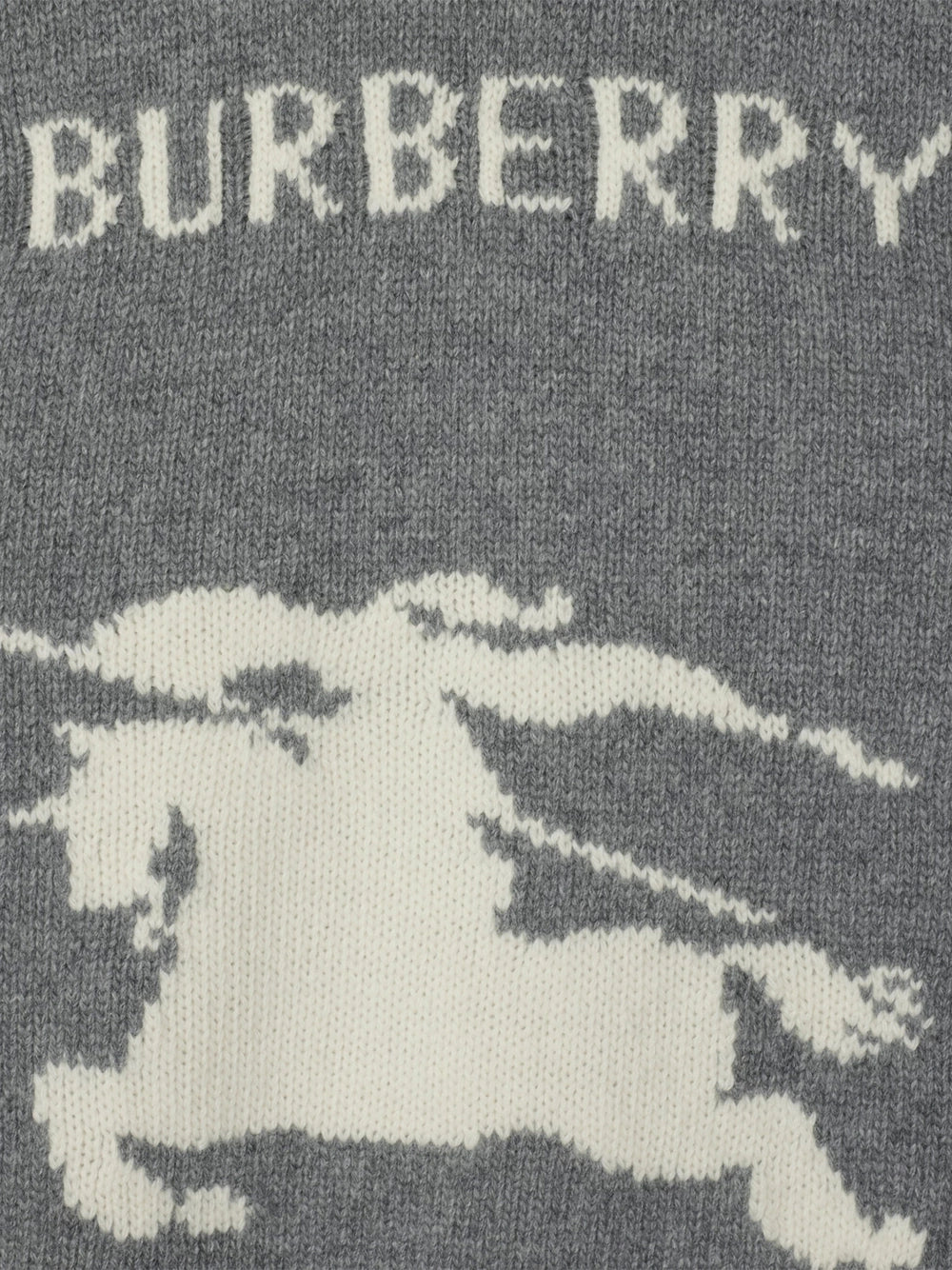 Burberry Men EKD Wool Cashmere Sweater Grey - Image 5