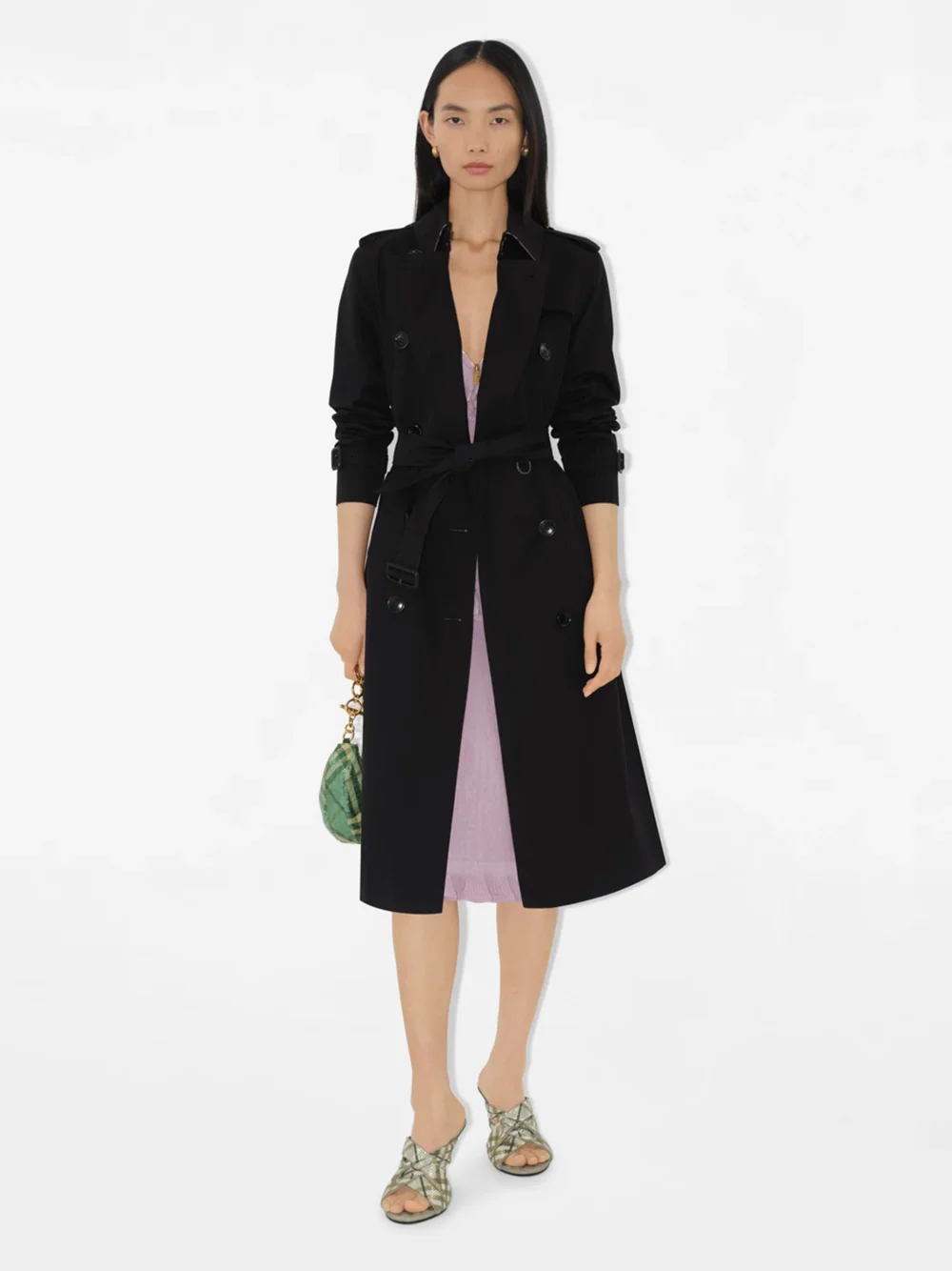 Burberry Women kensington trench coat Black - Image 4