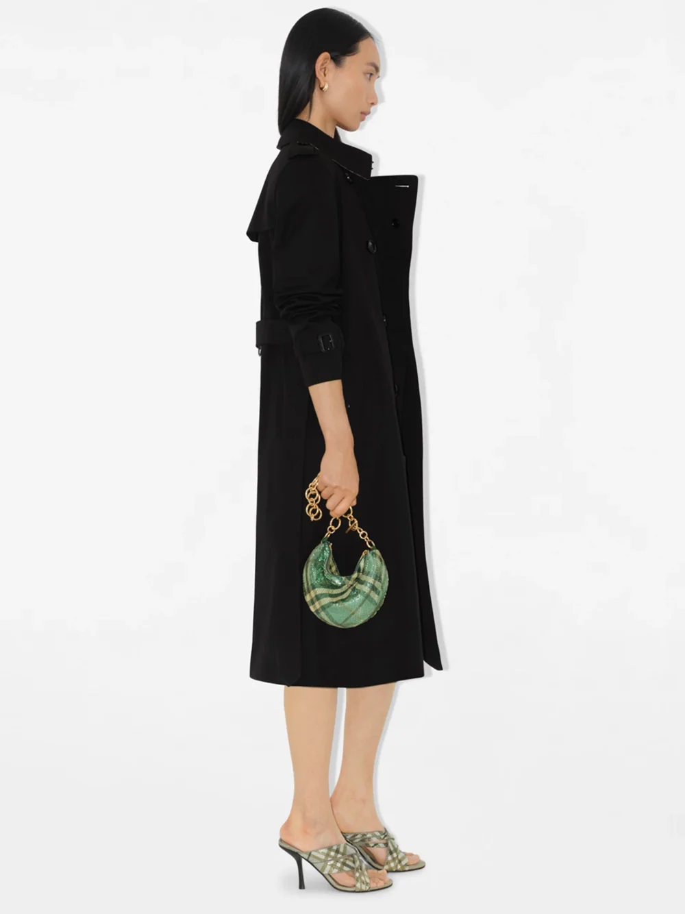 Burberry Women kensington trench coat Black - Image 5