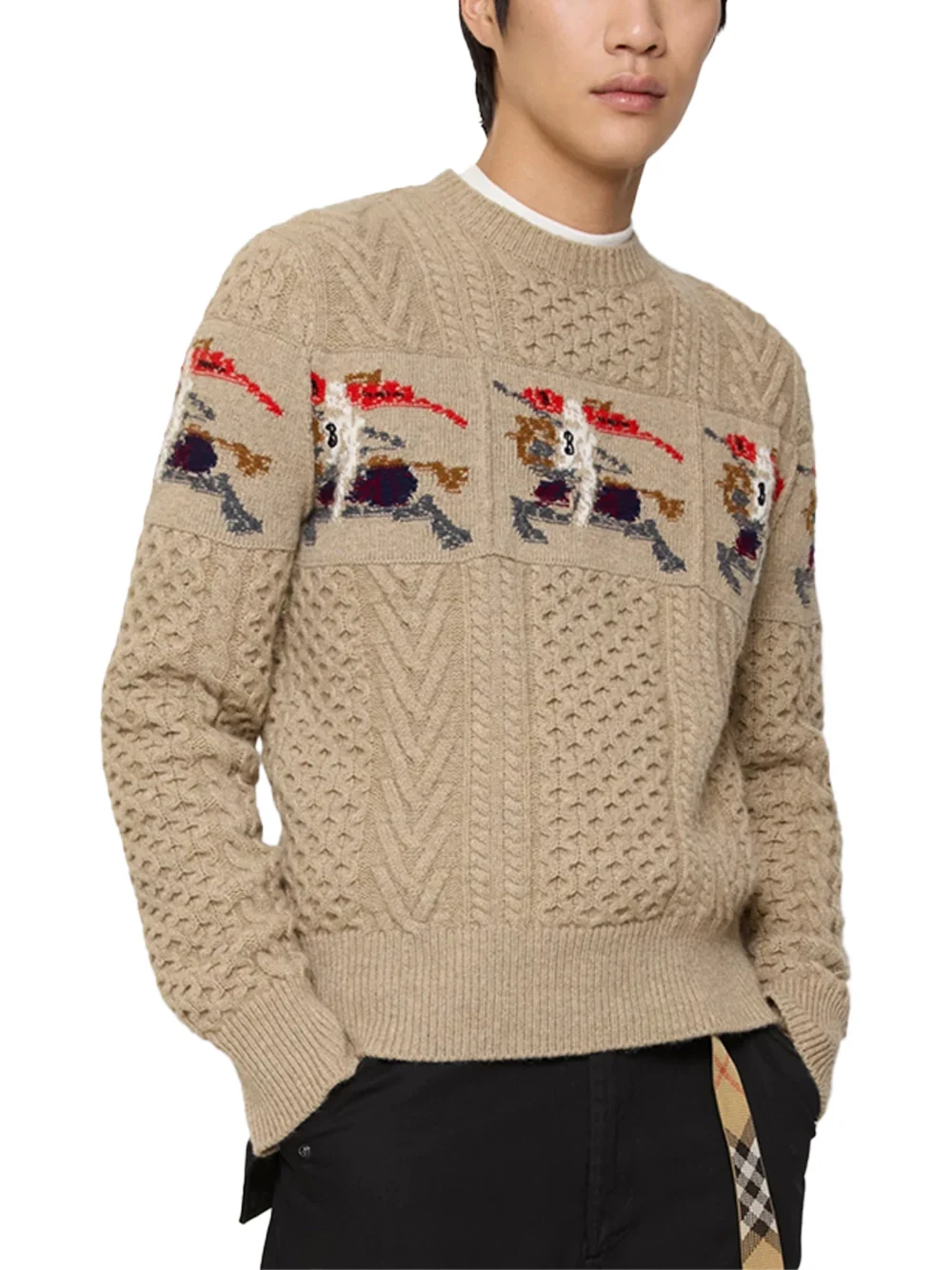 Burberry Men Edward EKD Jumper Light brown - Image 3