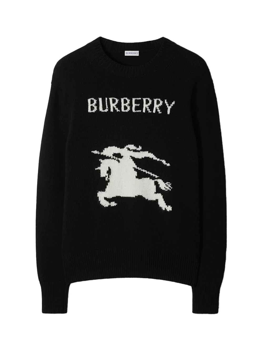 Burberry Men EKD Cashmere Jumper Black - Image 2