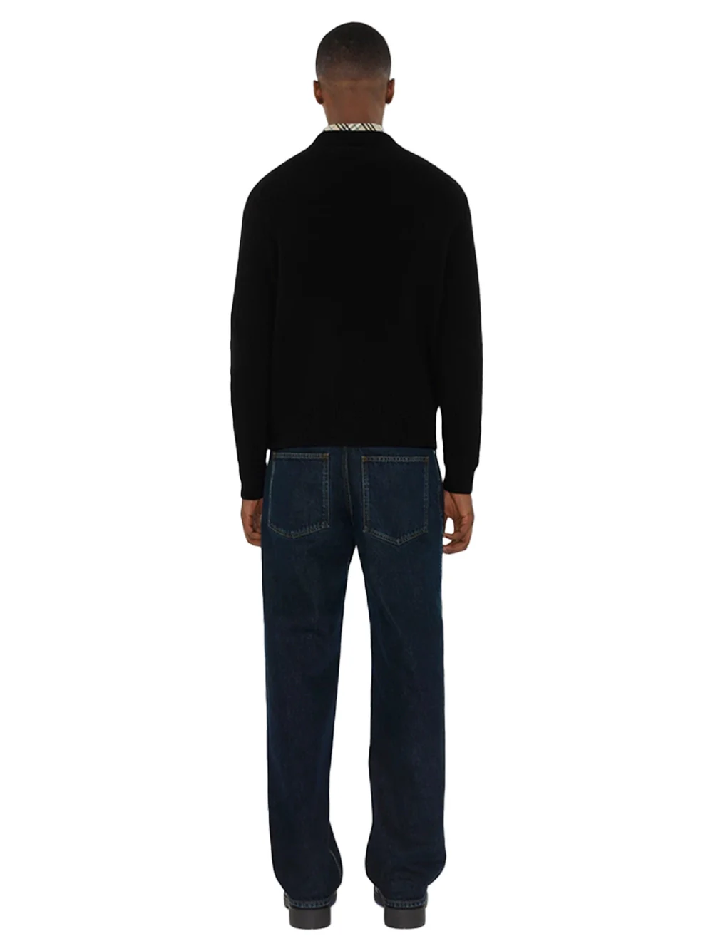 Burberry Men EKD Cashmere Jumper Black - Image 5