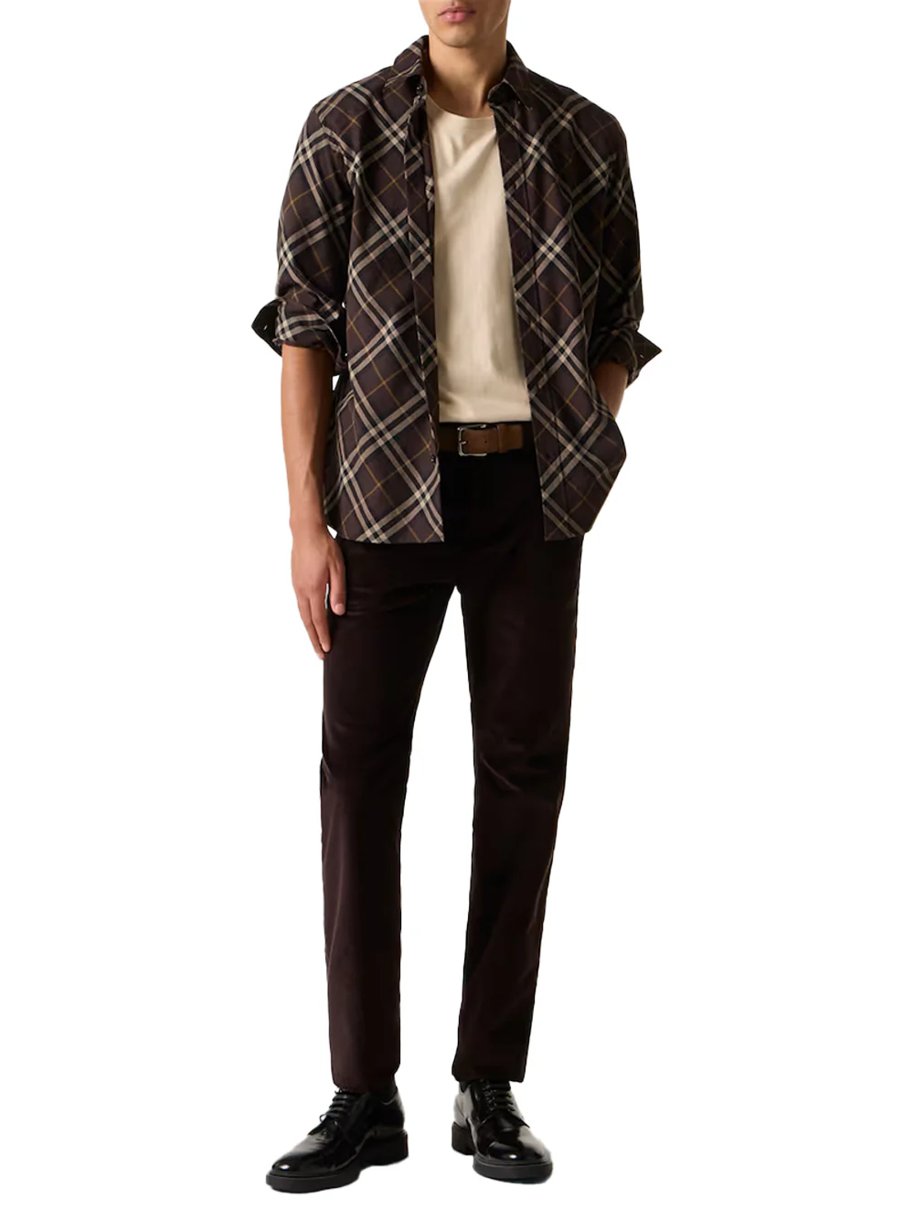 Burberry Men's Trousers Fred Clove Brown - Image 3