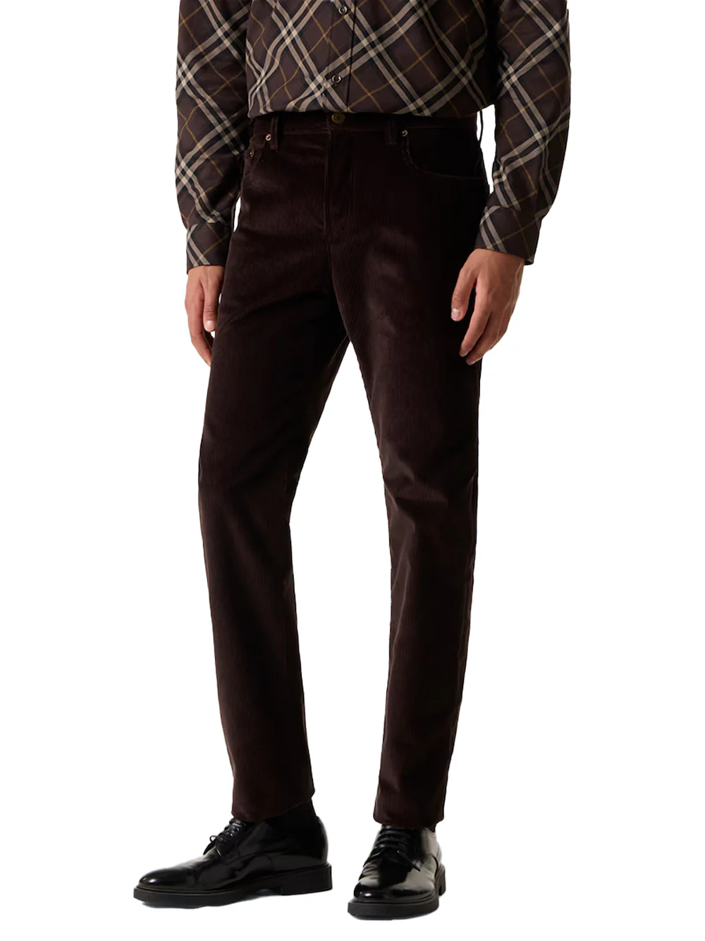 Burberry Men's Trousers Fred Clove Brown - Image 4