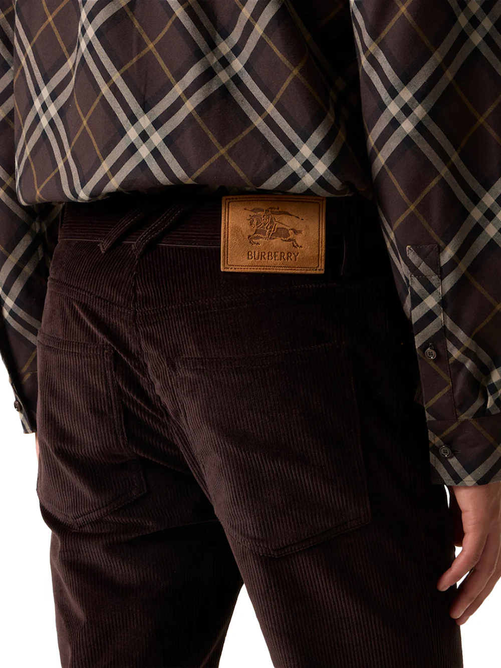 Burberry Men's Trousers Fred Clove Brown - Image 7