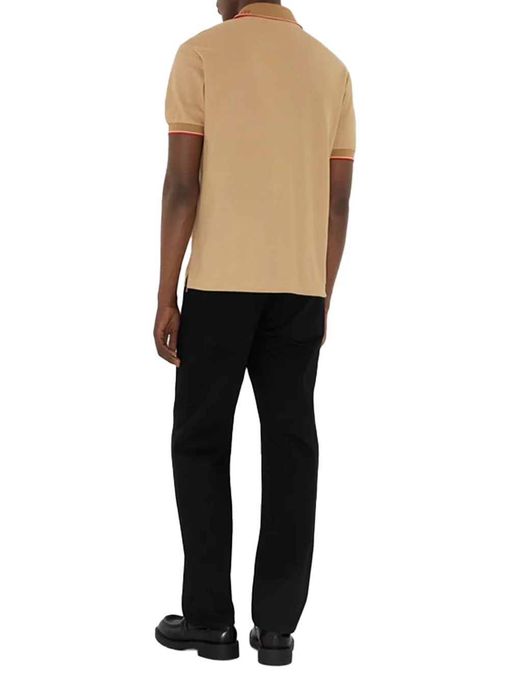 Burberry Men logo polo shirt Flax - Image 5