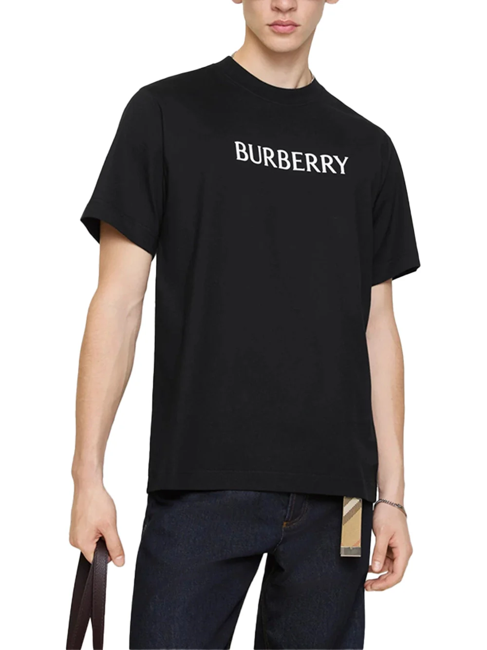 Burberry Men Logo T-Shirt Black - Image 3
