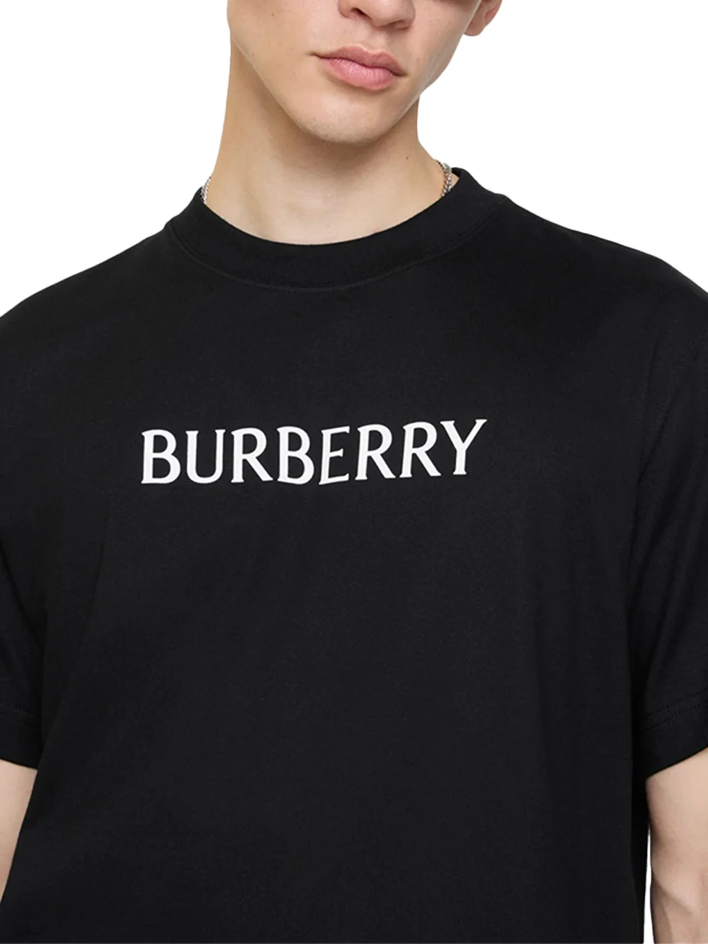 Burberry Men Logo T-Shirt Black - Image 4