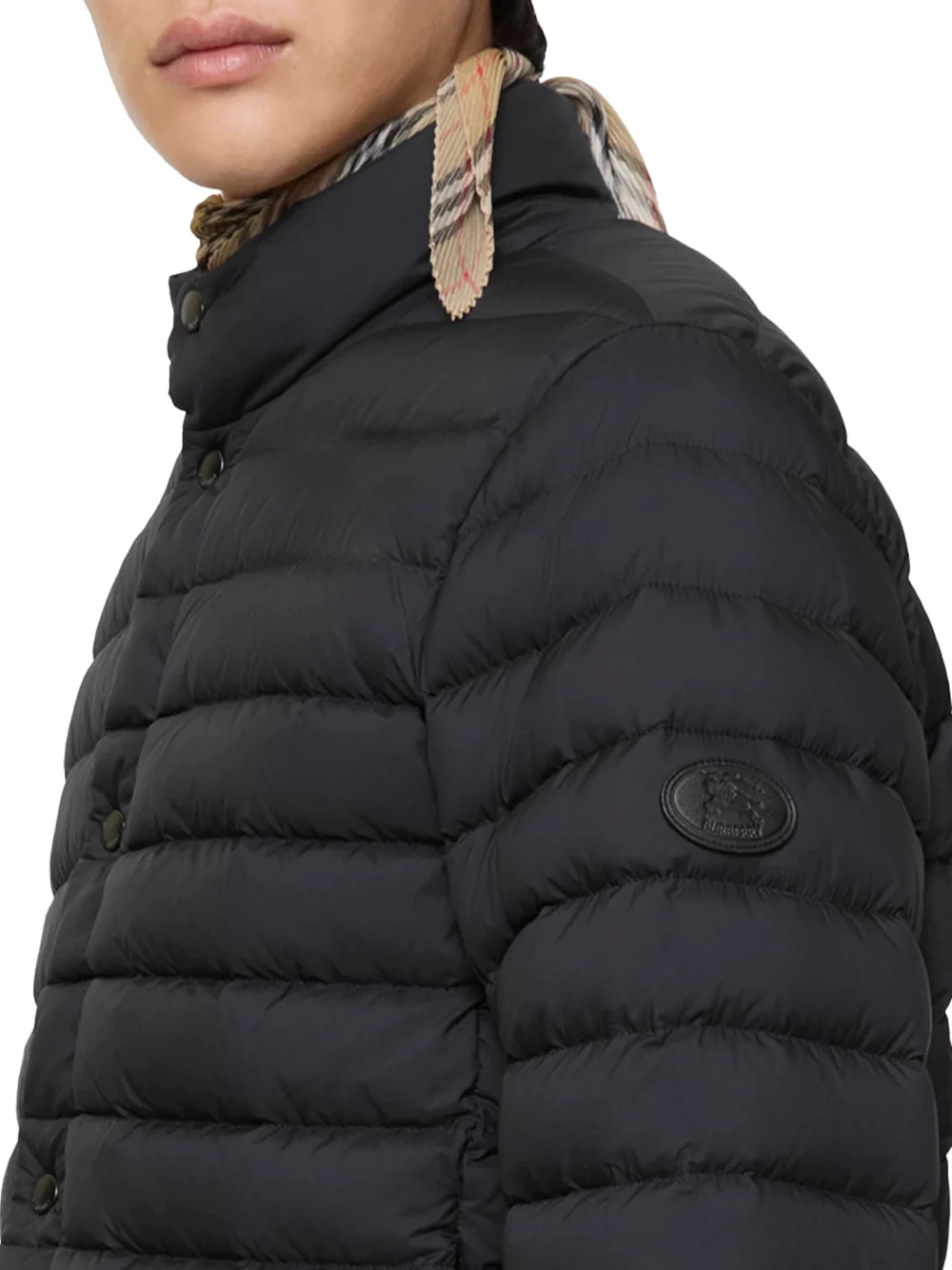 Burberry Men Nylon Puffer Jacket Black - Image 3