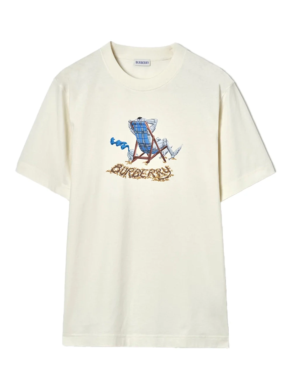 Burberry Men Ryan Beach T-Shirt Chalk