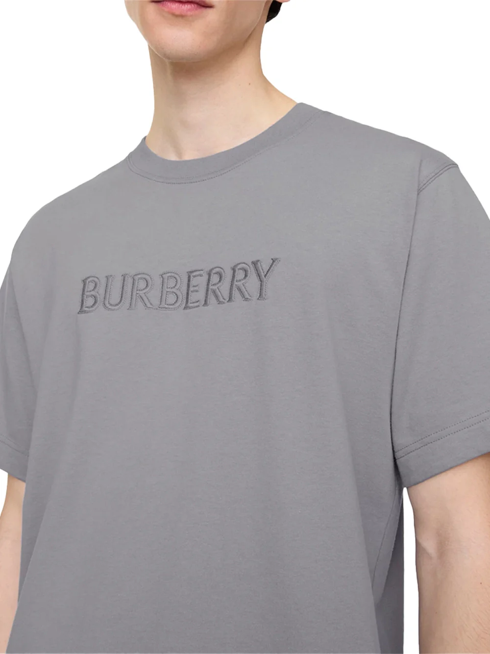 Burberry Men Ryan T-Shirt Forcast Grey - Image 3