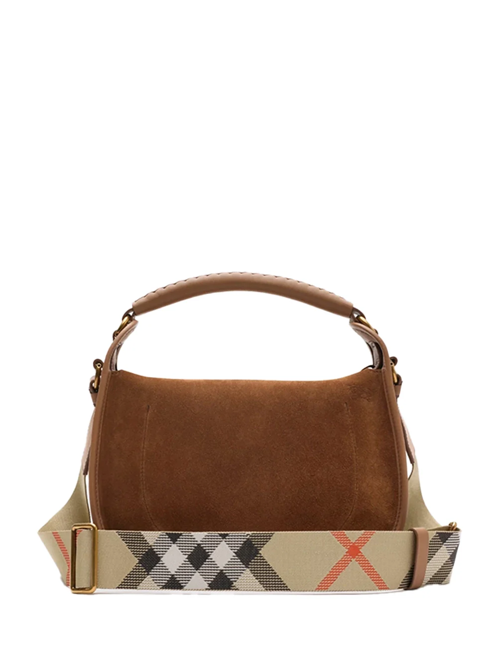 Burberry Small B Clip Messenger Bag Hazel - Image 4