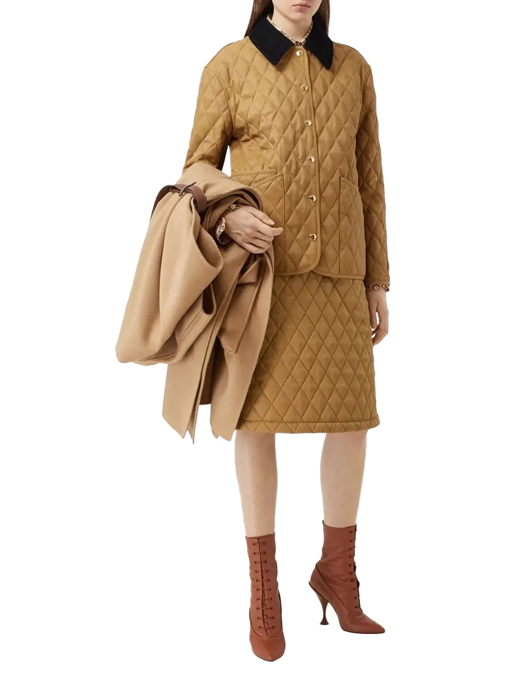 Burberry Woman Dranefeld Jacket Camel - Image 3