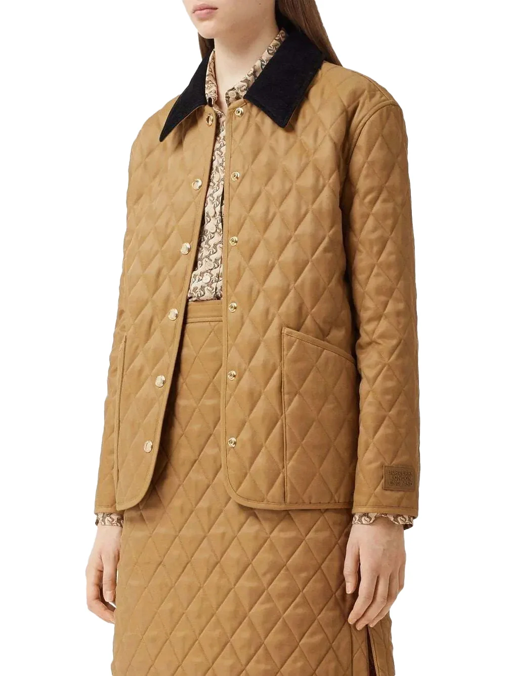 Burberry Woman Dranefeld Jacket Camel - Image 4