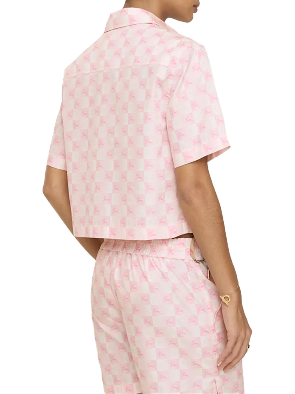 Burberry Women Abby Shirt Peony Pink - Image 3