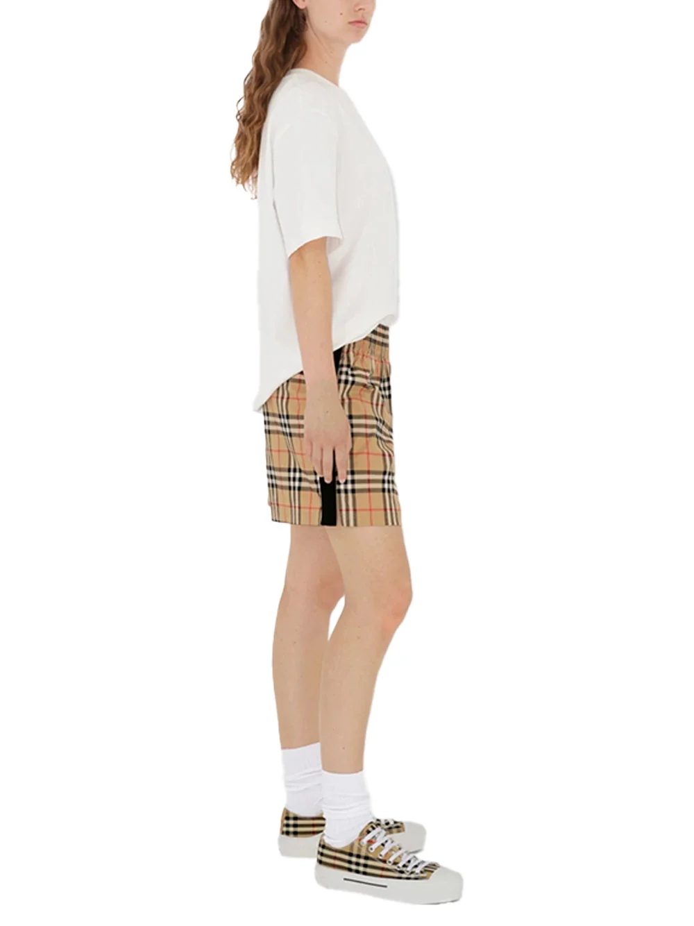 Burberry Women Audrey Shorts Archive Beige - Image 3