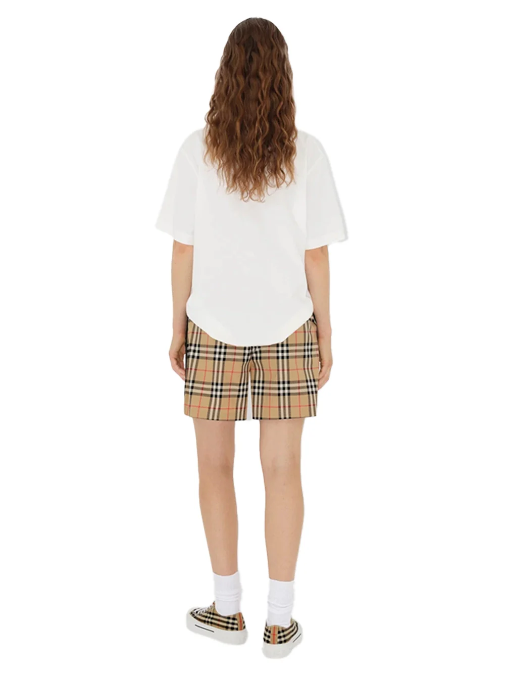 Burberry Women Audrey Shorts Archive Beige - Image 4