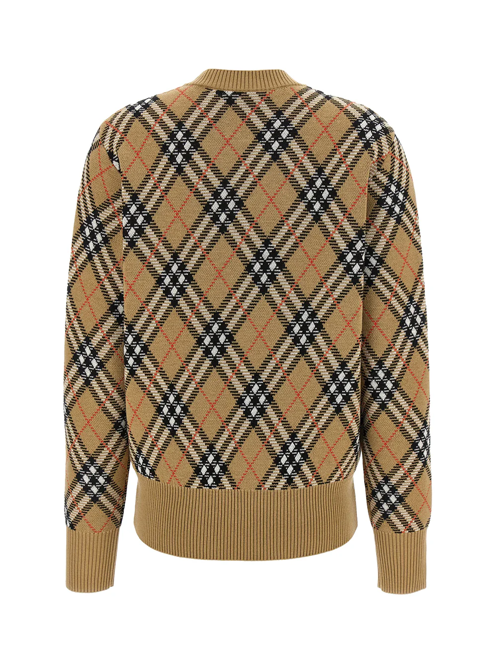 Burberry Women check wool sweater Sand - Image 3