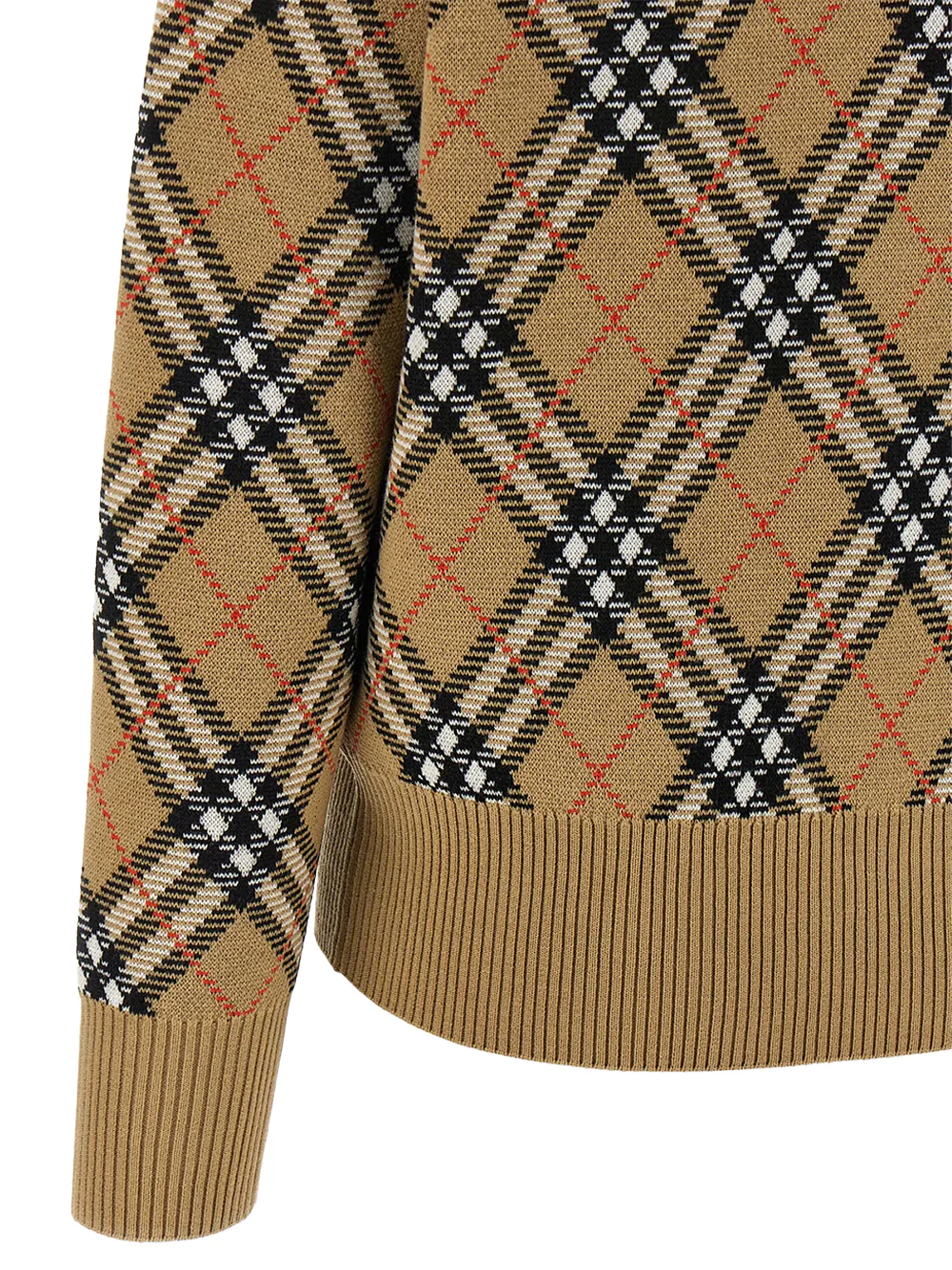 Burberry Women check wool sweater Sand - Image 5