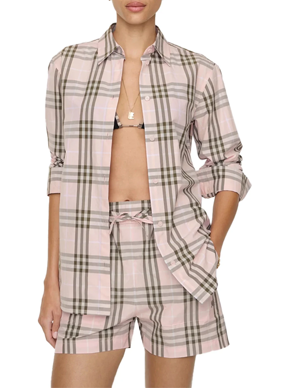 Burberry Women Emma Shirt Mallow Pink - Image 2