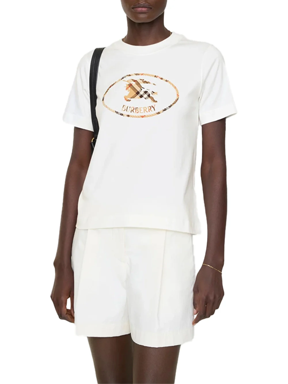 Burberry Women Frankie Big T-Shirt Chalk - Image 2