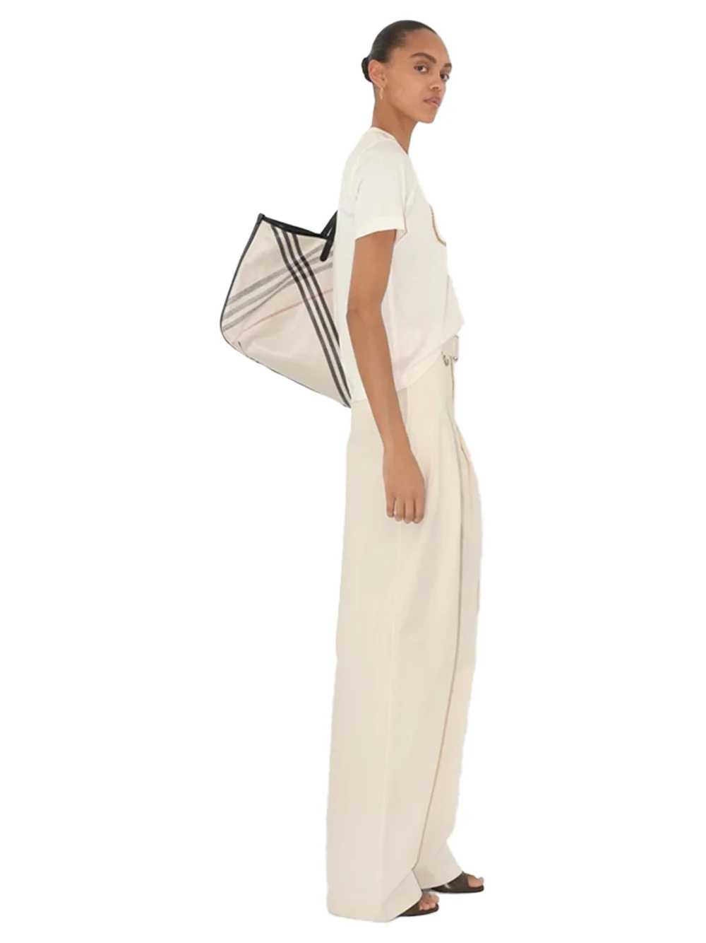 Burberry Women Frankie T-Shirt Chalk - Image 3