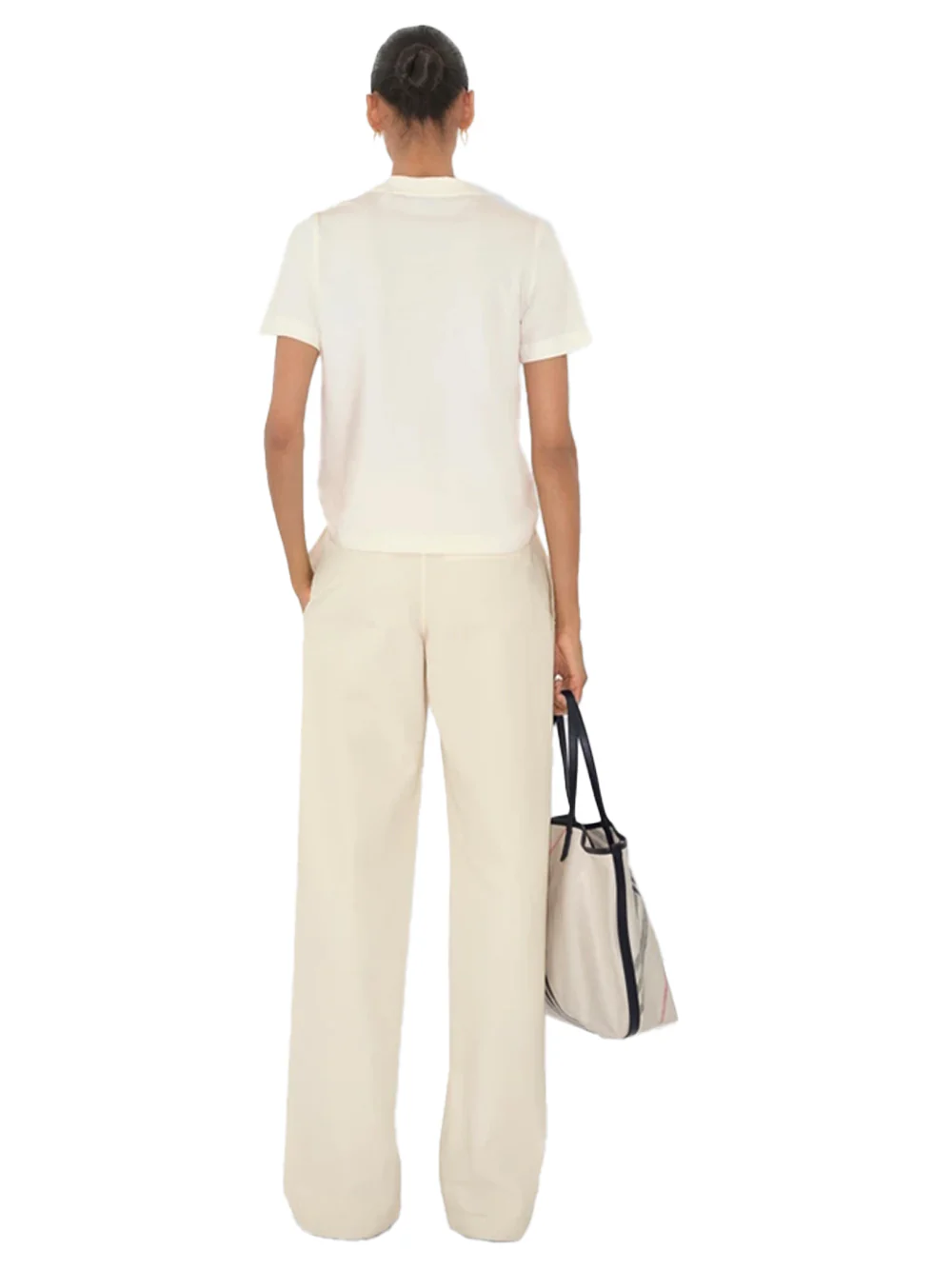 Burberry Women Frankie T-Shirt Chalk - Image 4