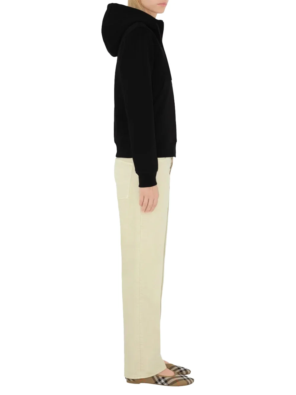 Burberry Women Harley Hoodie Black - Image 4