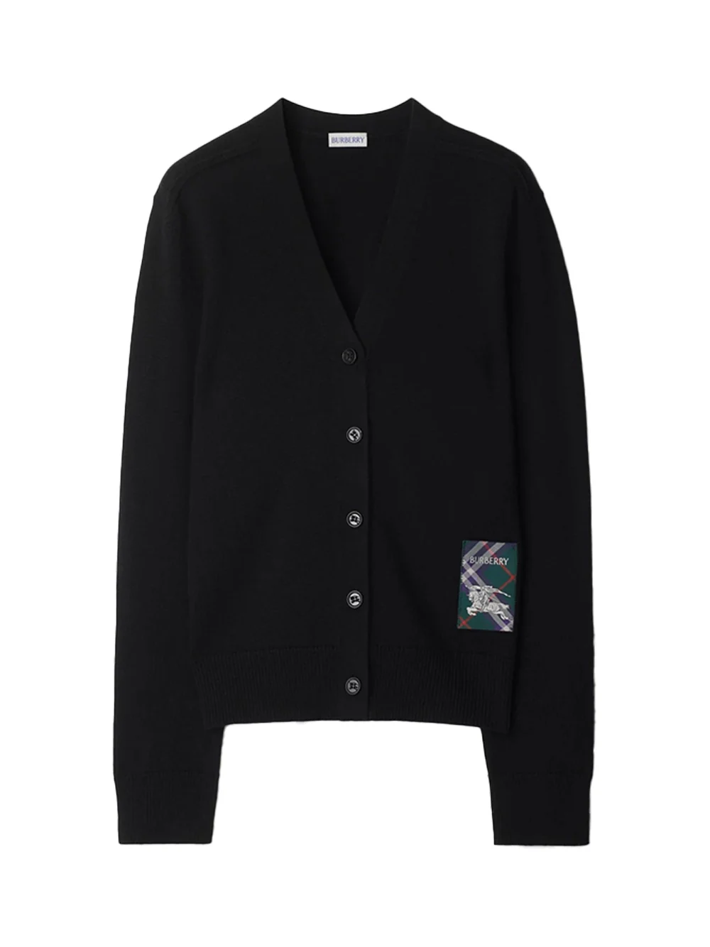 Burberry Women Wool Cardigan Black - Image 2