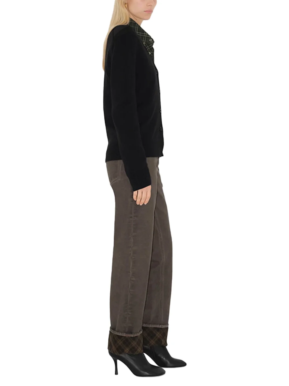 Burberry Women Wool Cardigan Black - Image 3