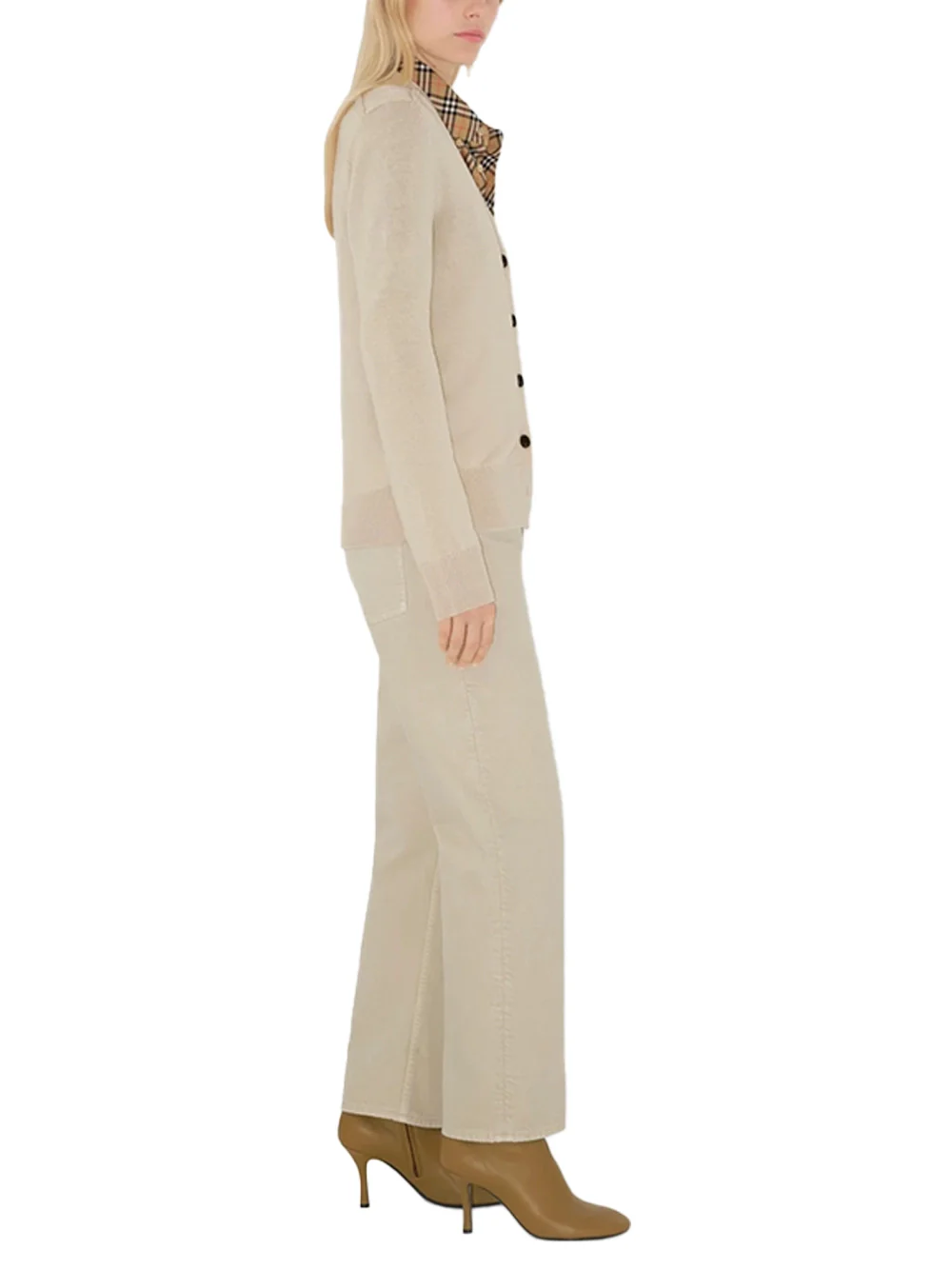 Burberry Women Wool Cardigan Nutmeg - Image 5