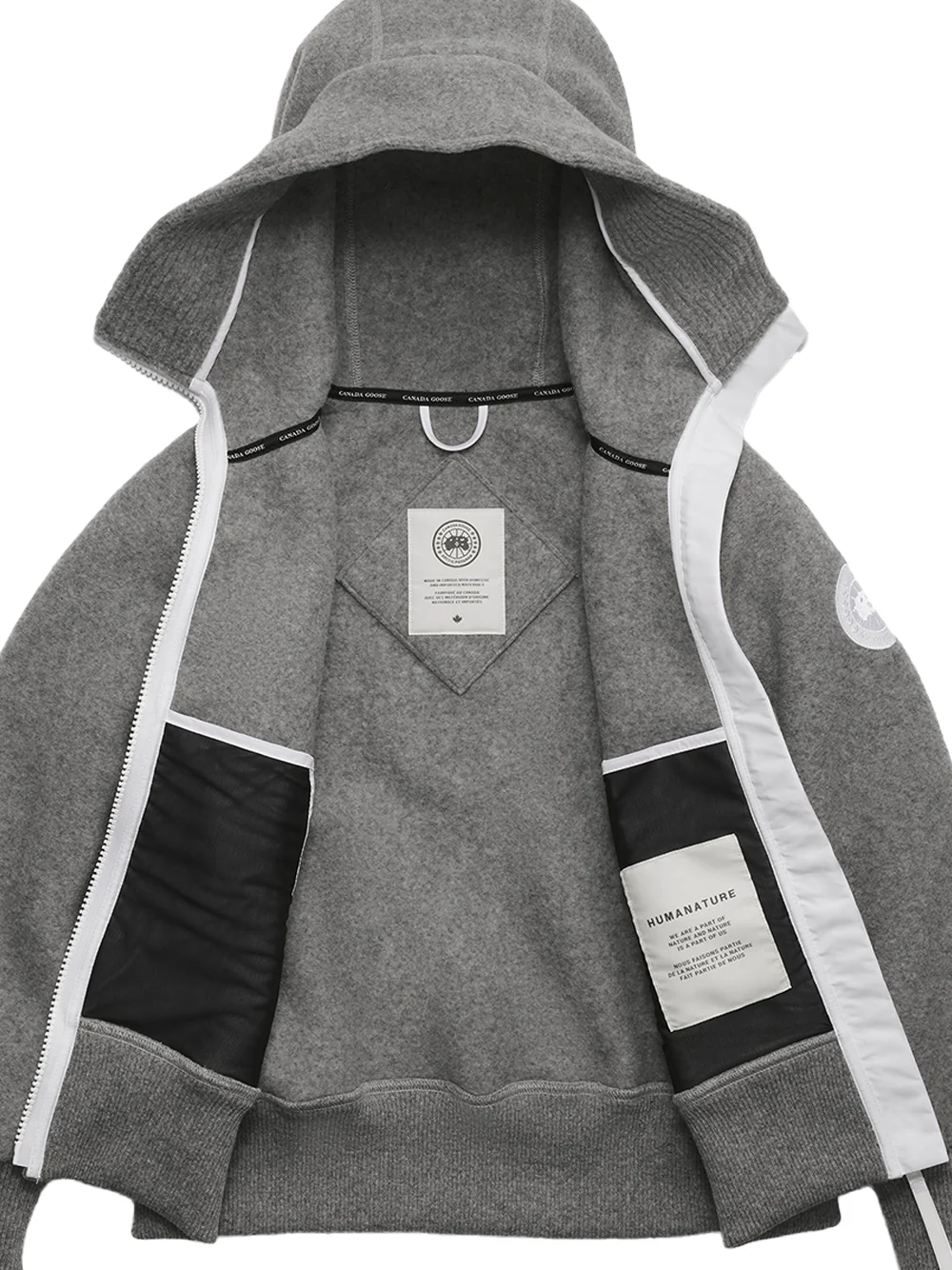 Canada Goose Women Chilliwack Bomber Kind Fleece Humanature Greige - Image 3