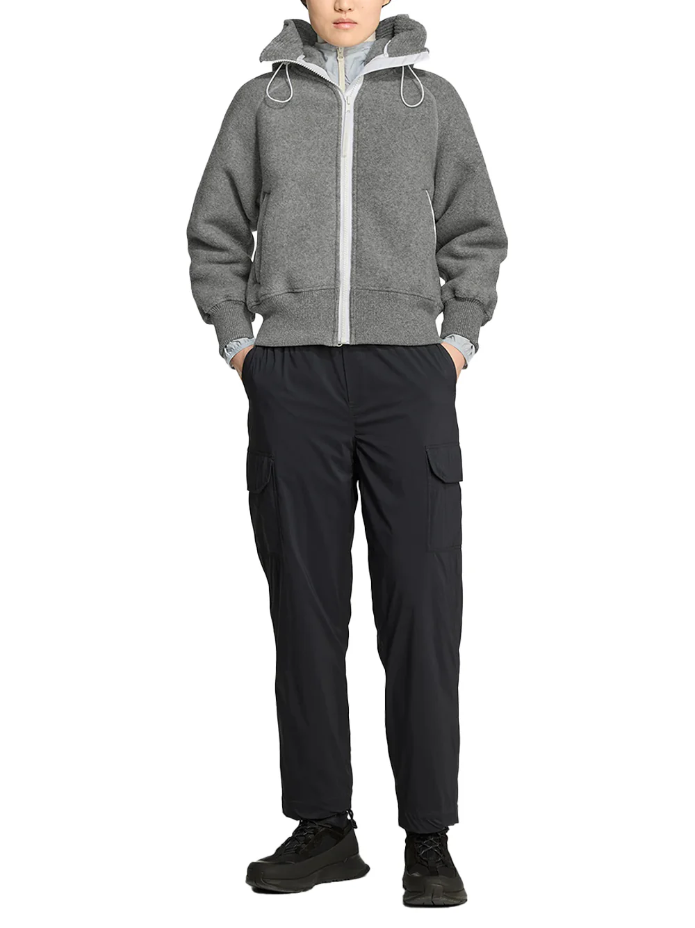Canada Goose Women Chilliwack Bomber Kind Fleece Humanature Greige - Image 5