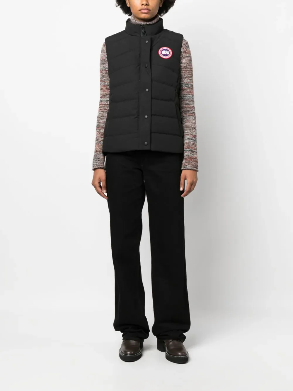 Canada Goose Women Freestyle logo-patch padded Vest Black - Image 2