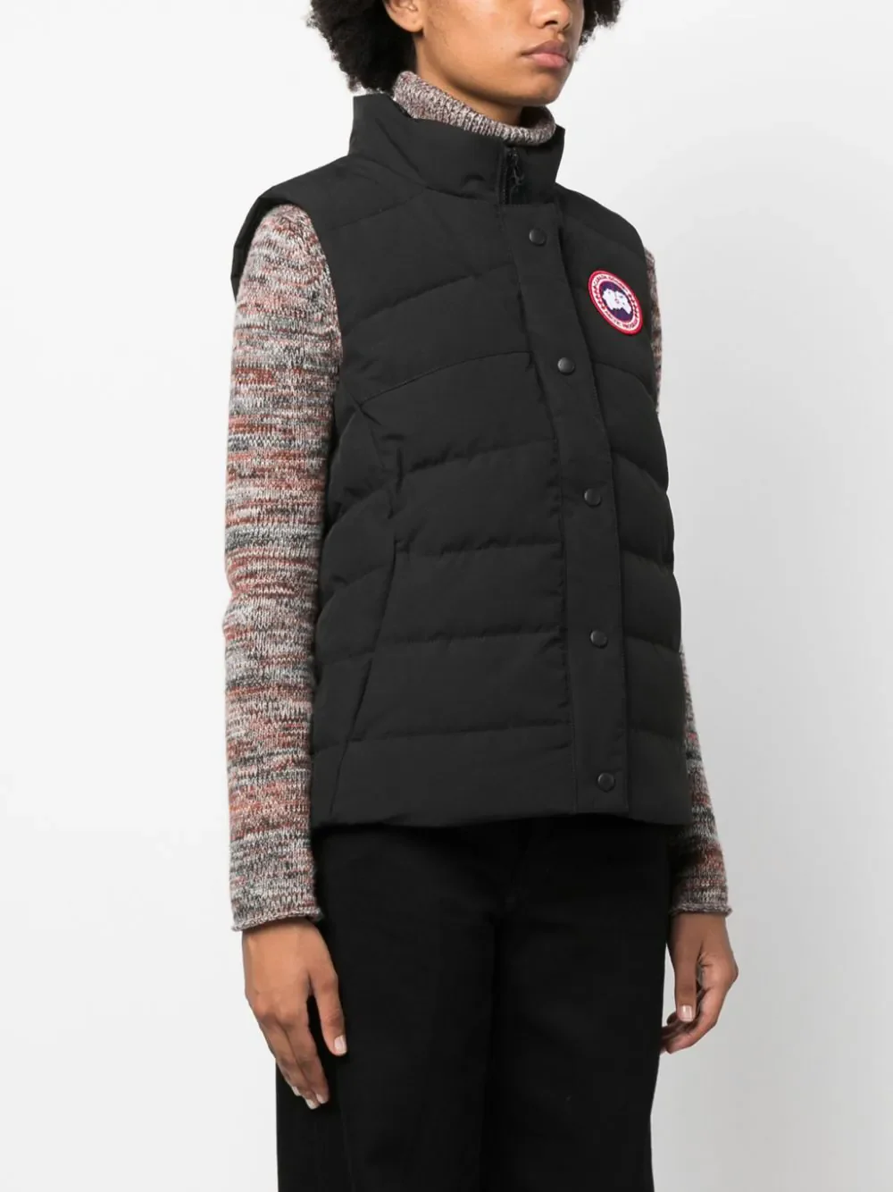 Canada Goose Women Freestyle logo-patch padded Vest Black - Image 3