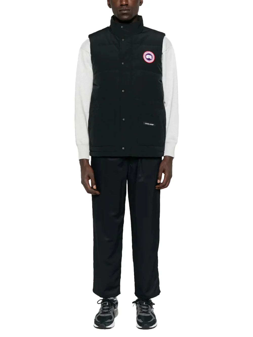 Canada Goose Men Freestyle Patch-Pocket Vest Black - Image 6