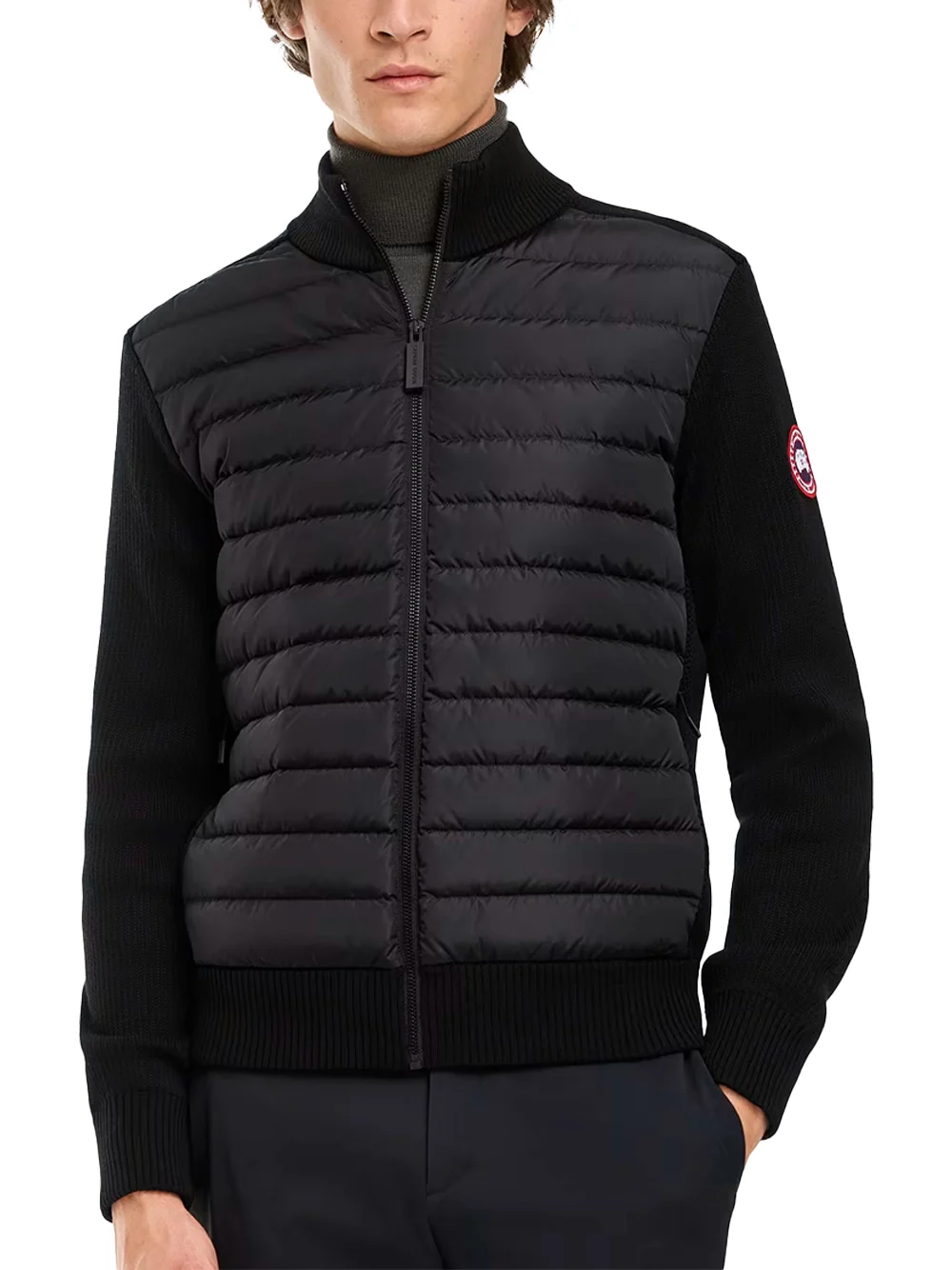 Canada Goose Men Hybridge Knit Jacket Black - Image 2