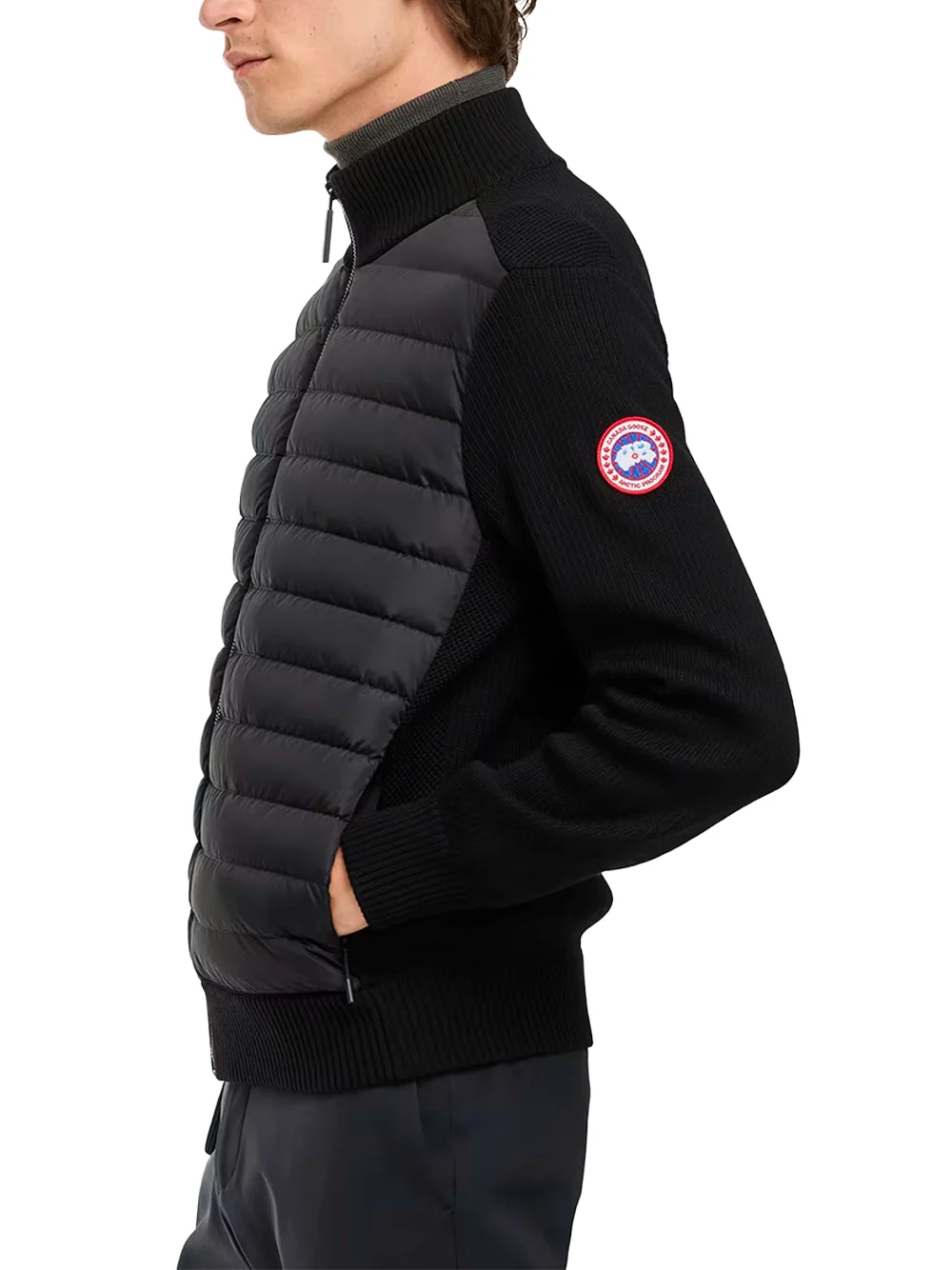 Canada Goose Men Hybridge Knit Jacket Black - Image 3