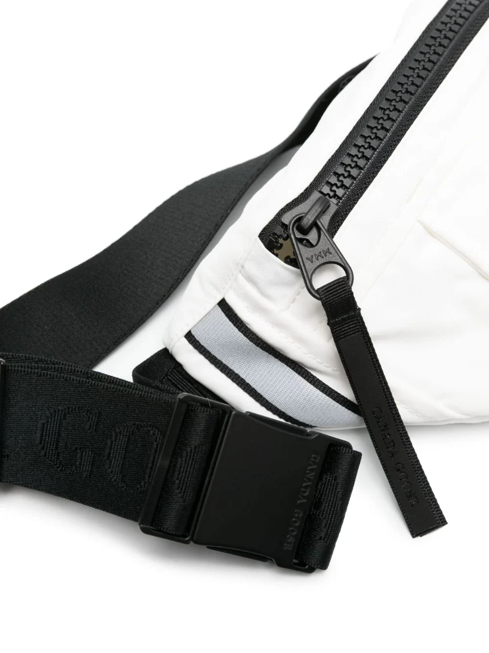 Canada Goose Logo Patch Belt Bag White - Image 4