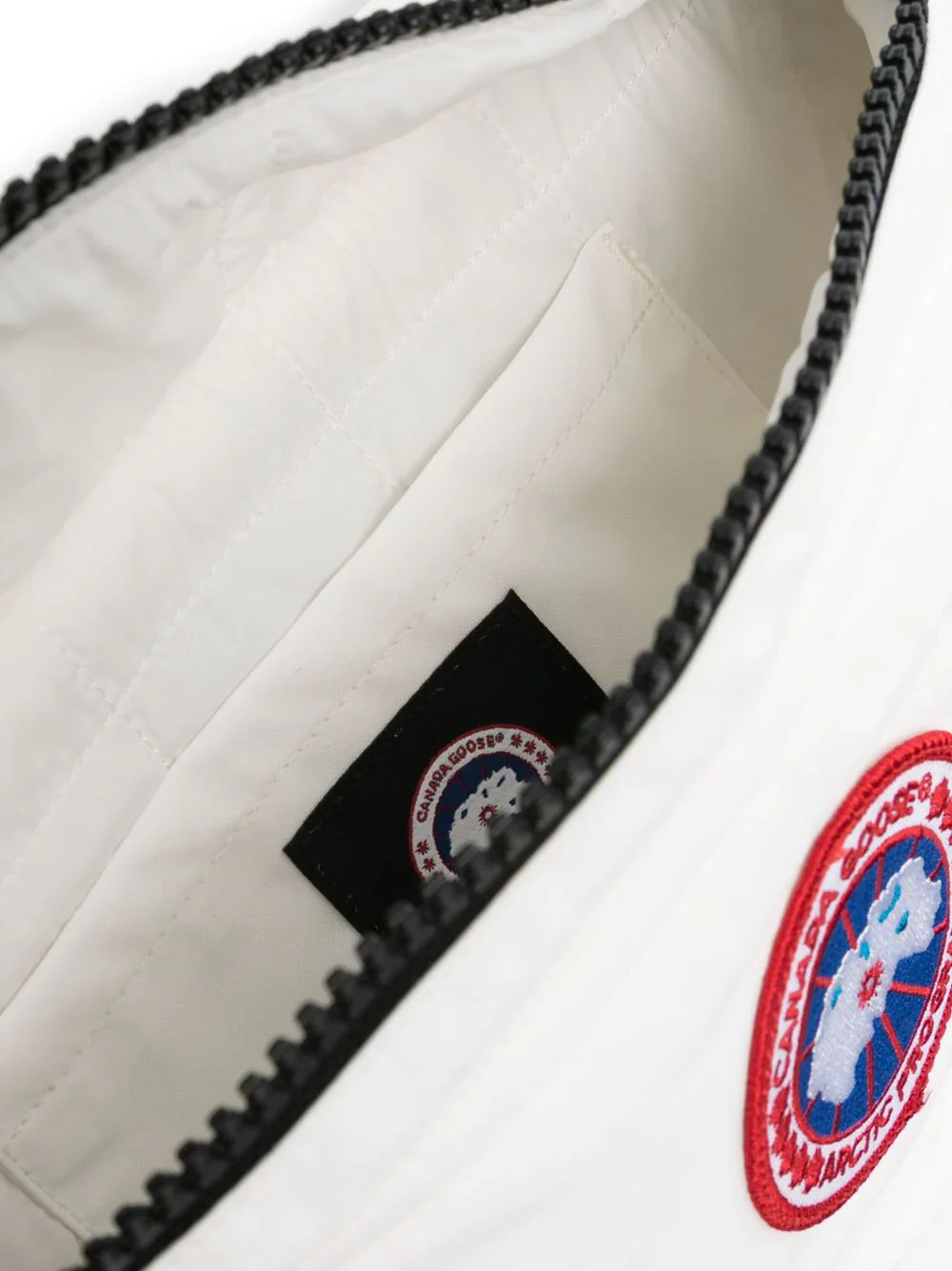 Canada Goose Logo Patch Belt Bag White - Image 5