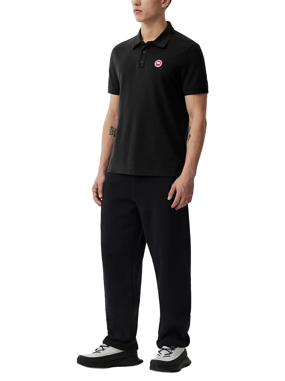 Canada Goose Men Beckley Polo Shirt Black - Image 3