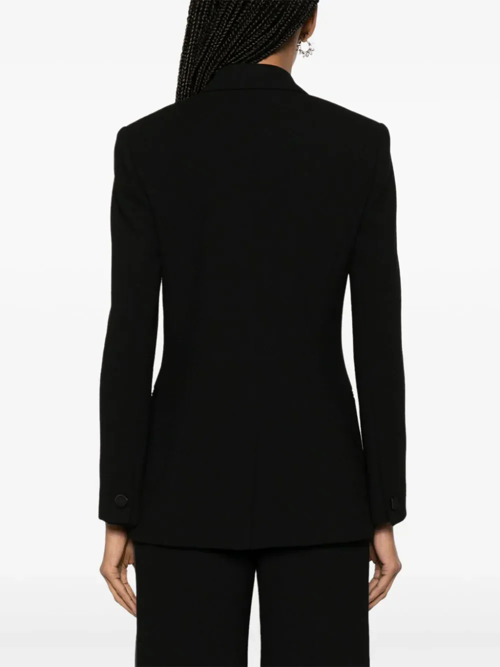 Chloé Wool Tuxedo Coat Black - Image 5