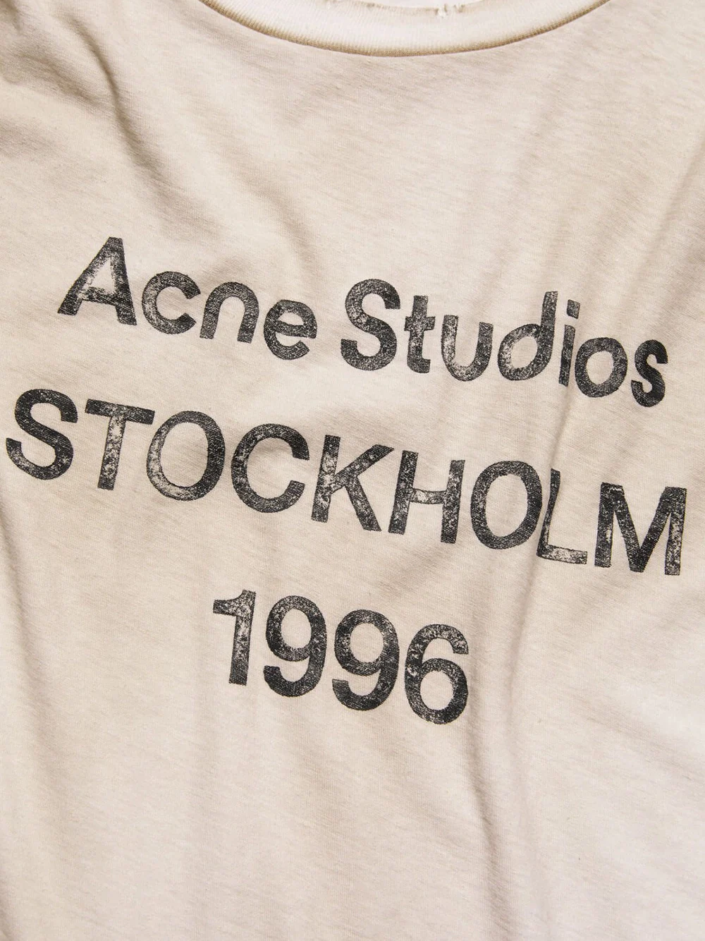 Acne Studios Women 1996 T-Shirt Dusty White - Image 6