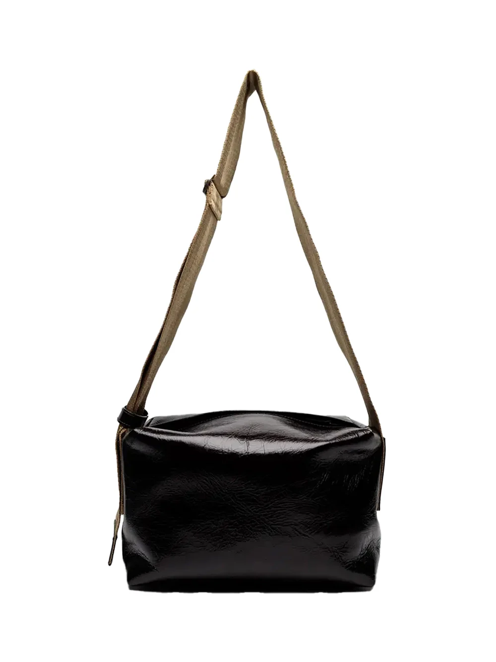 Uma Wang Medium Shoulder Bag Wine / Mustard - Image 2