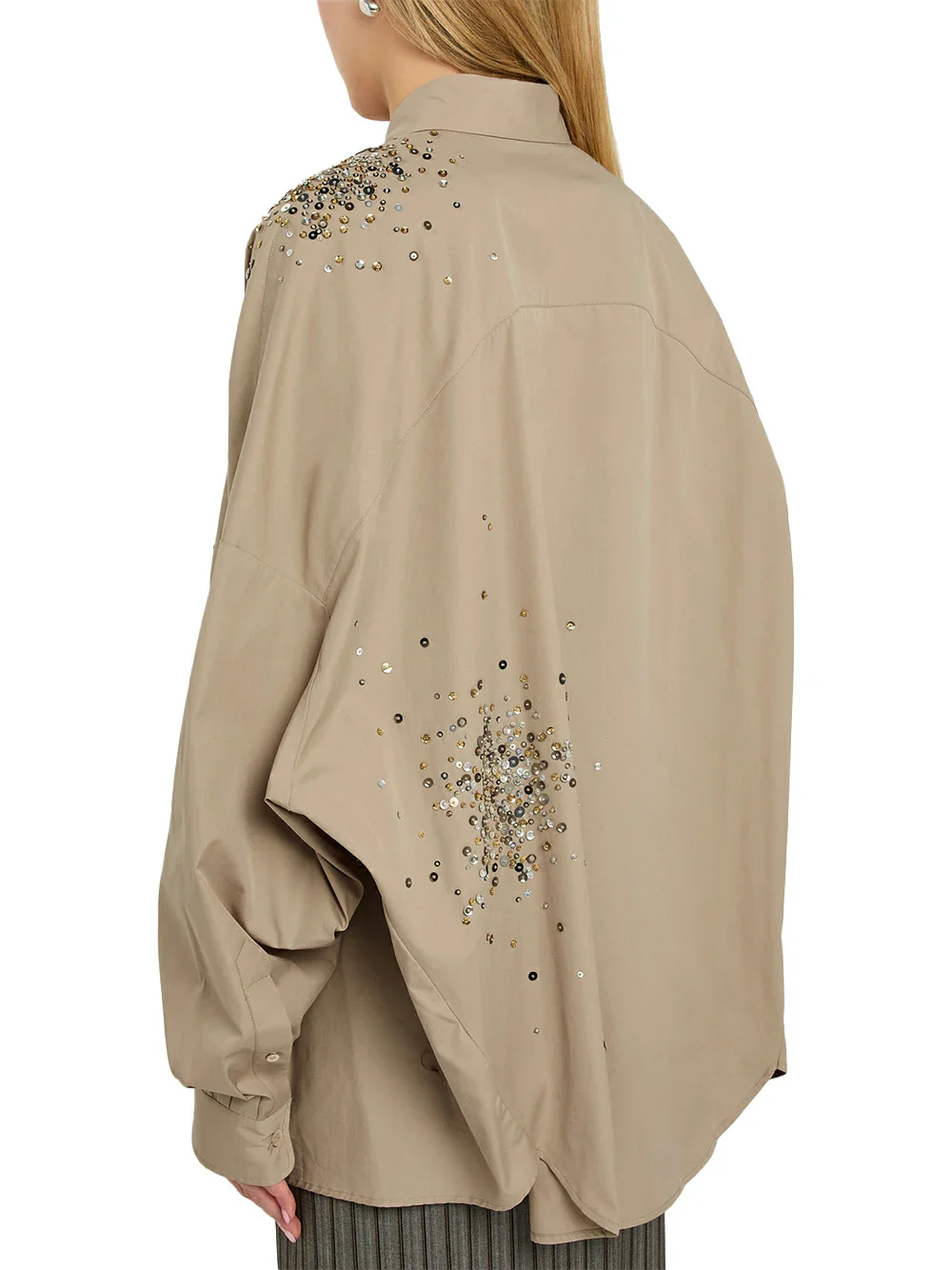 Dries Van Noten Casia Shirt Sand - Image 5