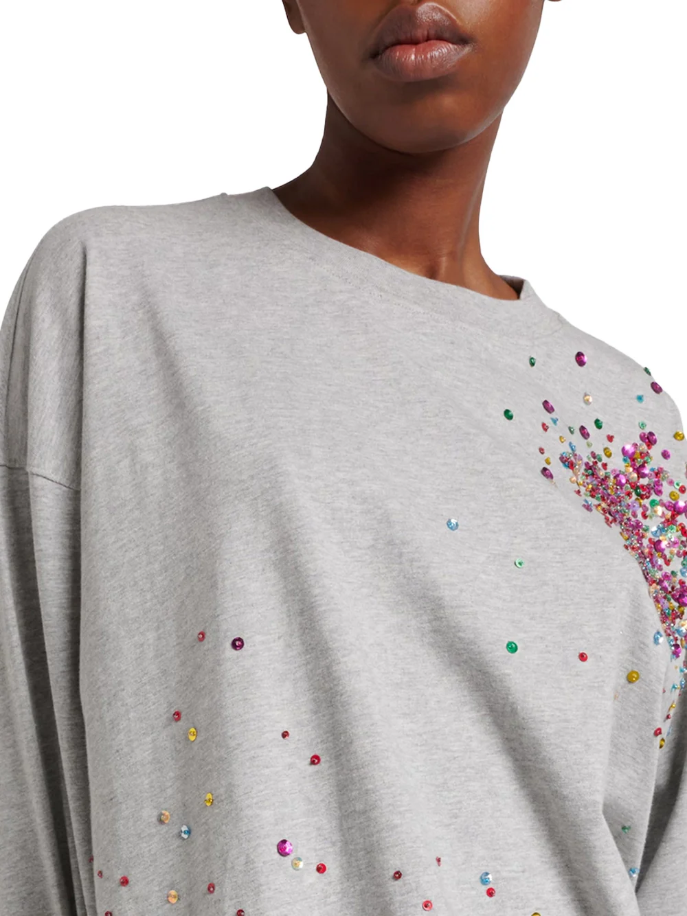 Dries Van Noten Heglanda T-Shirt Grey Mel - Image 4