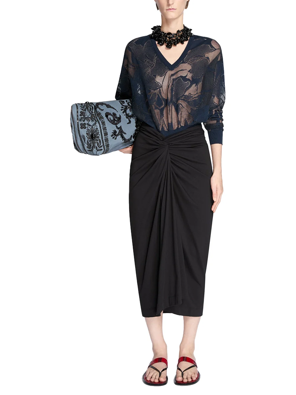 Dries Van Noten Herchive Skirt Black - Image 2