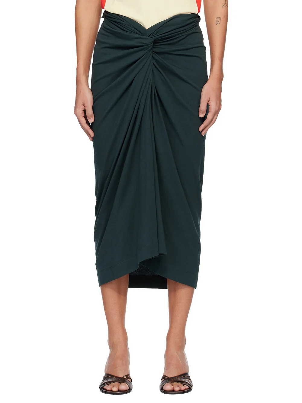Dries Van Noten Herchive Skirt D Green - Image 3